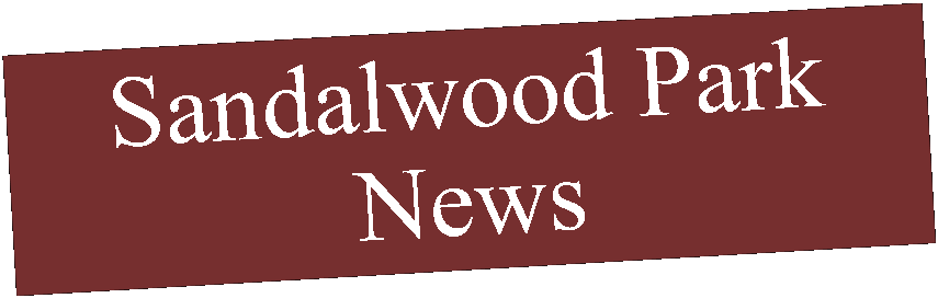 Text Box: Sandalwood Park News